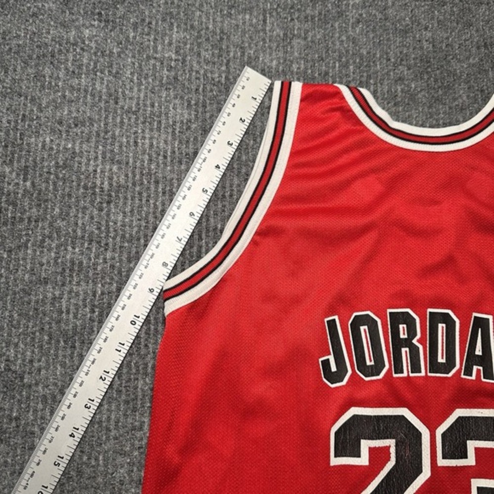 Vintage Michael Jordan 23 Mesh Jersey Chicago Bulls NBA Champion Youth XL 18-20 - Picture 7 of 7
